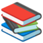 Books emoji for art publishers and media