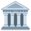 Classical building emoji for curators and museum professionals